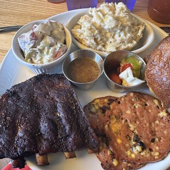 Salt + Smoke - Bologna Plate with ribs, to die for! Just wish it was cut a bit thicker - Bars Near Me - Saint Louis, Missouri