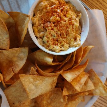 Cast Iron Craft House - Elote dip, good but a little overcooked and dry - Cocktail Bars Near Me - Warrenton, Virginia