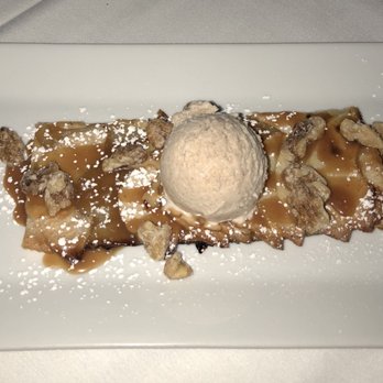 Bici Restaurant - Apple tartlet with cinnamon gelato I didn't care for it order something else! - Italian Near Me - Ramsey, New Jersey