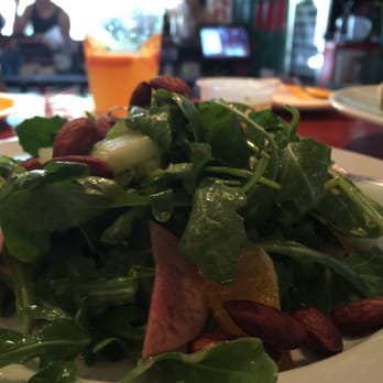Barking Crab - arugula, cuke, almond, orange salad - Seafood Near Me - Boston, Massachusetts
