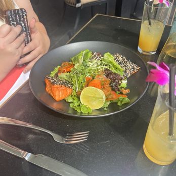 Spago - Salmon salad - New American Near Me - Las Vegas, Nevada Spago - Salmon salad - New American Near Me - Las Vegas, Nevada