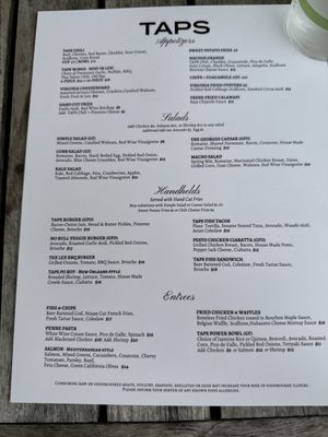 Menu photo 1 TAPS Lexington, VA Menu photo 1 TAPS Lexington, VA