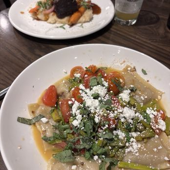Roosevelts - Bison ravioli and short rib - American Near Me - Jackson, Wyoming
