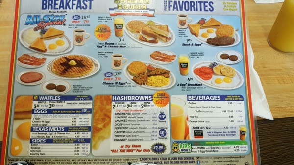 Menu photo 4 Waffle House Pensacola, FL Menu photo 4 Waffle House Pensacola, FL