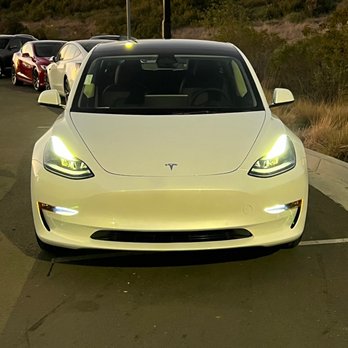 Tesla - Lights on ! - Car Dealers Near Me - Carlsbad, California