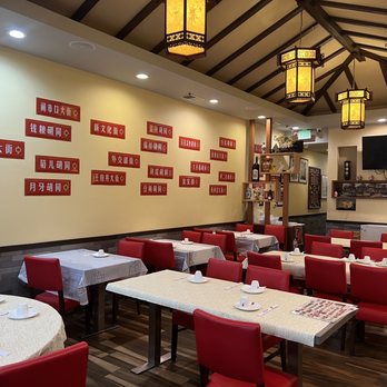 Taste Good Beijing - Casual dining tables with Beijing street names on their wall - Chinese Near Me - Milpitas, California