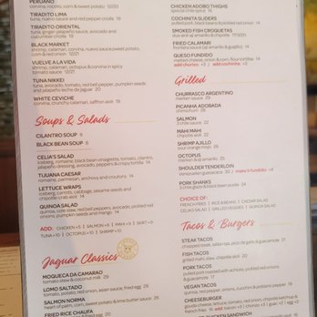 Jaguar Restaurant - Coconut Grove - Menu - Latin American Near Me - Miami, Florida Jaguar Restaurant - Coconut Grove - Menu - Latin American Near Me - Miami, Florida