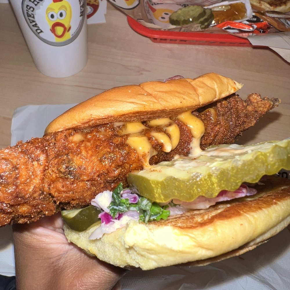 Dave's Hot Chicken - The number 2 - two sliders and fries - Chicken Shop Near Me - Washington, DC, District of Columbia