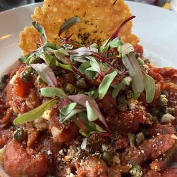 El Moro Spirits & Tavern - Chicken Piccata with fried capers and risotto! So good! - New American Near Me - Durango, Colorado El Moro Spirits & Tavern - Chicken Piccata with fried capers and risotto! So good! - New American Near Me - Durango, Colorado