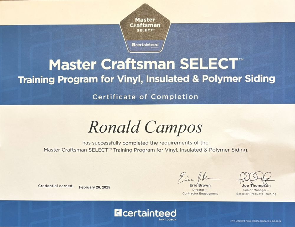 Slide of Prime Vinyl Exterior