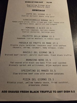 Menu photo 4 Sotto La Luna Astoria, NY Menu photo 4 Sotto La Luna Astoria, NY