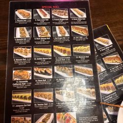 Sushi Garden - The special sushi  menu