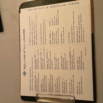 Rolling Still Distillery and Lounge - Cocktail menu - Distilleries Near Me - Taos, New Mexico