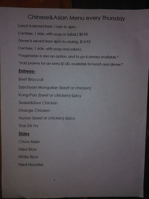 Menu photo 4 Grubsteak Mining Company Bar & Grill John Day, OR