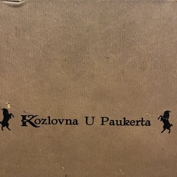 Kozlovna U Paukerta - Name of restaurant on menu - Czech Near Me - Prague, Puerto Rico