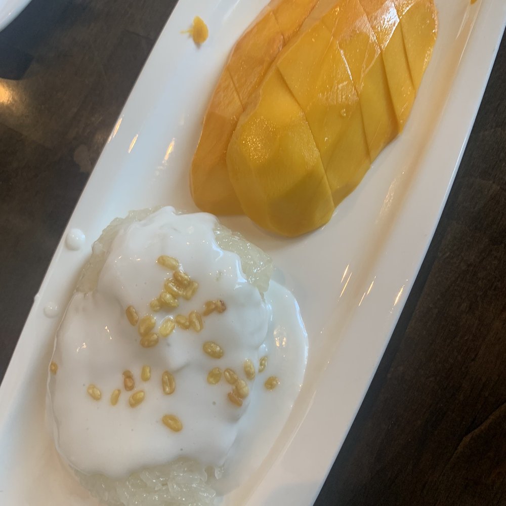 Thai Square - Mango with Sweet Sticky Rice 5/5 - Thai Near Me - Sugar Land, Texas Thai Square - Mango with Sweet Sticky Rice 5/5 - Thai Near Me - Sugar Land, Texas