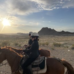 Sunset ride. Sunset ride.
