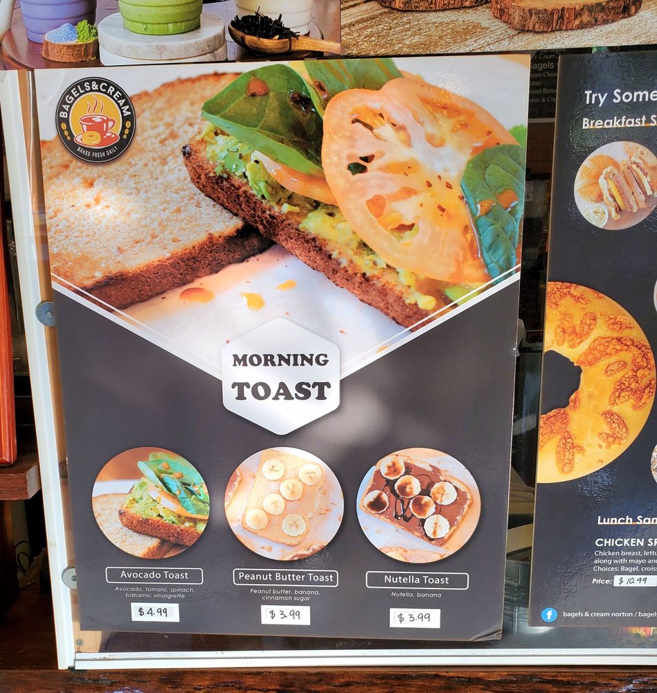 Food from Bagels & Cream Norton