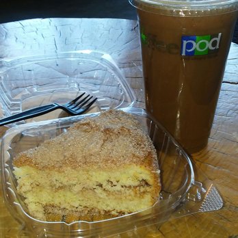 Coffee Pod - White Grogg & coffee cake. - Coffee & Tea Near Me - Provo, Utah