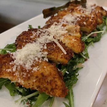 La Strega - Deep fried Rutabaga on a bed of Arugula Salad - Italian Near Me - Las Vegas, Nevada