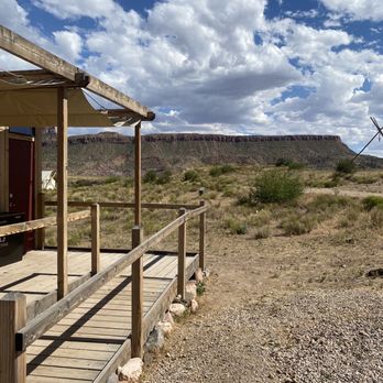 Under Canvas Zion - Near the communal bathrooms - Hotels Near Me - Virgin, Utah