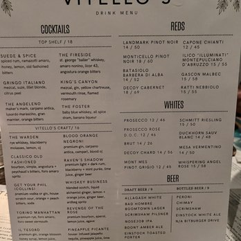 Vitello's Restaurant - Did anyone say cocktail?!  Wines and more - Italian Near Me - Studio City, California