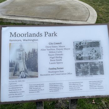 Moorlands Park - Information regarding the History of Moorlands Park - Parks Near Me - Kenmore, Washington Moorlands Park - Information regarding the History of Moorlands Park - Parks Near Me - Kenmore, Washington