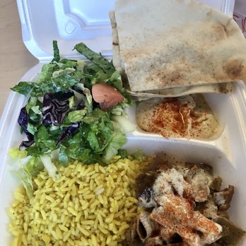 Firdous Express - Chicken shawarma with saffron rice - Greek Near Me - Columbus, Ohio