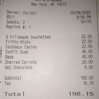 Frenchette - Check - Brasseries Near Me - New York, New York