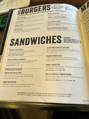Menu photo 1 Yard House Las Vegas, NV