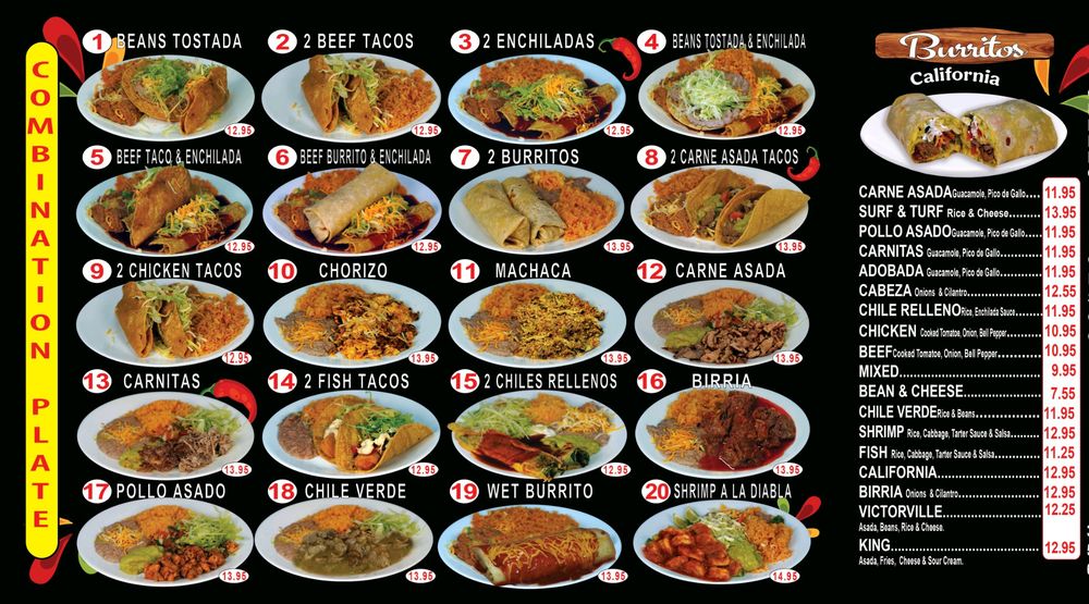 Mandos Mexican food