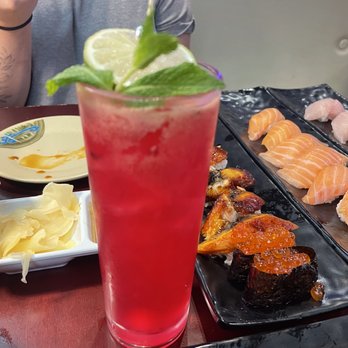 Sushi Damu - Dragonfruit Mojito - Sushi Bars Near Me - Tustin, California Sushi Damu - Dragonfruit Mojito - Sushi Bars Near Me - Tustin, California