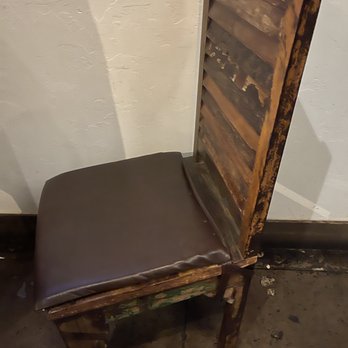 El Charro Cafe - The chairs that gave me a splinter and almost ripped my pants. - Mexican Near Me - Tucson, Arizona