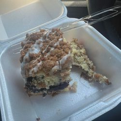 Heart and Flour Equal Kneads Bakery - Blueberry coffee cake
