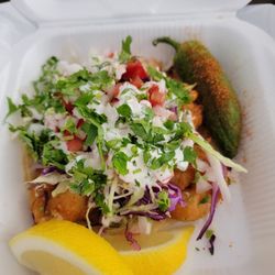 Mariscos Linda's - Shrimp taco