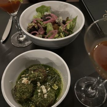 FioRito Ristorante - Lamb meatballs with herb pesto - Tuscan Near Me - Wichita, Kansas FioRito Ristorante - Lamb meatballs with herb pesto - Tuscan Near Me - Wichita, Kansas