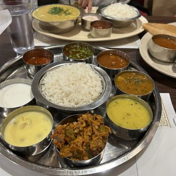 Udipi Cafe - Thali Plate and Vegetable Korma - Indian Near Me - Monroeville, Pennsylvania Udipi Cafe - Thali Plate and Vegetable Korma - Indian Near Me - Monroeville, Pennsylvania