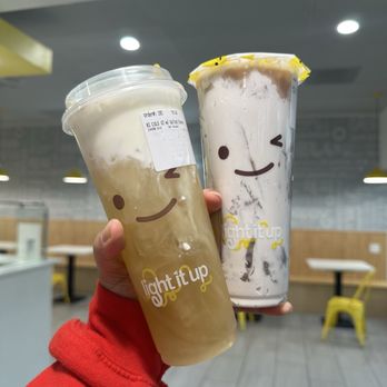 Happy Lemon - Two of my favorite drinks. So many choices! - Bubble Tea Near Me - Everett, Washington