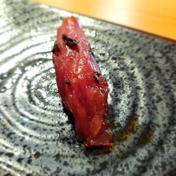 Amaterasu Sushi - Blue fin tuna marinated in japapeno sauce sushi - Sushi Bars Near Me - Honolulu, Hawaii Amaterasu Sushi - Blue fin tuna marinated in japapeno sauce sushi - Sushi Bars Near Me - Honolulu, Hawaii