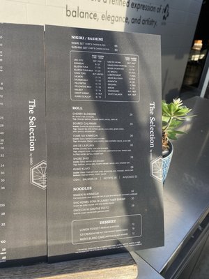 Menu photo 1 Shio La Jolla, CA