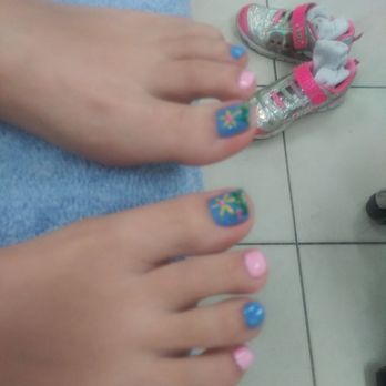 Lv Nails Spa - My babygirl feet - Massage Near Me - Houston, Texas