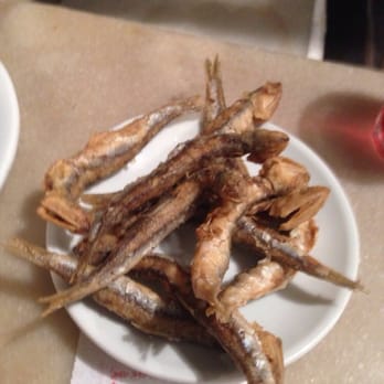 La Plata - Fries Sardines, barcelona tapa staple. - Tapas/Small Plates Near Me - Barcelona, B La Plata - Fries Sardines, barcelona tapa staple. - Tapas/Small Plates Near Me - Barcelona, B