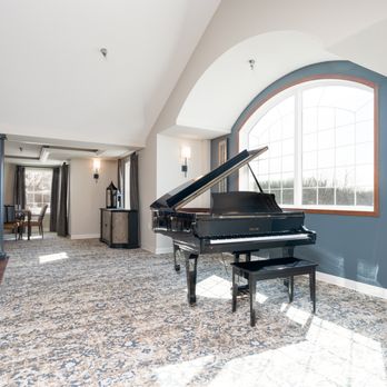Vista Prairie at Copperleaf - Located on the second-floor balcony, this lounge features a polished black baby grand piano set against a large arched window... - Community Service/Non-Profit Near Me - Willmar, Minnesota Vista Prairie at Copperleaf - Located on the second-floor balcony, this lounge features a polished black baby grand piano set against a large arched window... - Community Service/Non-Profit Near Me - Willmar, Minnesota