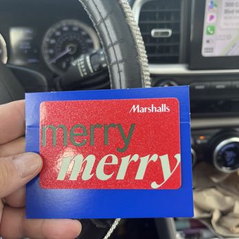 Marshalls - They were drawing names for $10 gift cards and I won!! - Department Stores Near Me - Cranston, Rhode Island