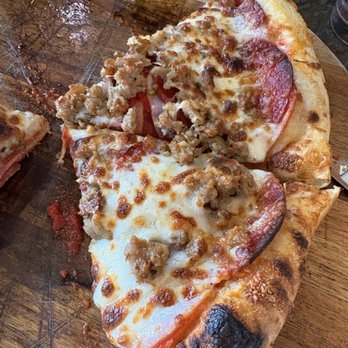 County Line Fire Pizza - Meat pizza (forgot the name) - Pizza Near Me - Shelton, Washington