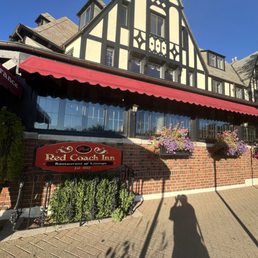 Exterior outside entrance of Red Coach Inn - Outside of the restaurant - Niagara Falls, New York Exterior outside entrance of Red Coach Inn - Outside of the restaurant - Niagara Falls, New York