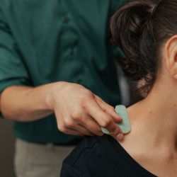 WAY Wellness Center - Gua sha with jade tool