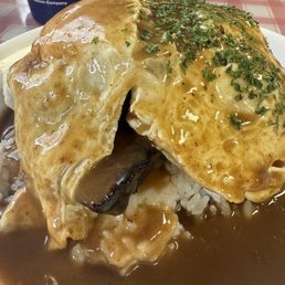 Pot roast loco moco Overly generous portions Pot roast loco moco Overly generous portions