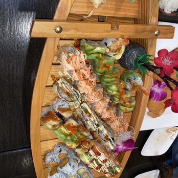 Yama Sushi Bar - a row boat full of sushi - Sushi Bars Near Me - Annapolis, Maryland Yama Sushi Bar - a row boat full of sushi - Sushi Bars Near Me - Annapolis, Maryland