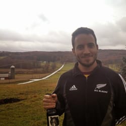 Deep Creek Cellars - Rainy day in November when we visited -- with a bottle of the Ursa Major in hand!